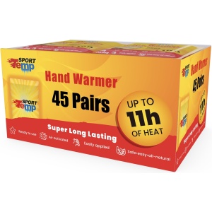 Odorless Hot Hand Warmer (45 Pairs) - Up to 11 Hours of Heat, Super Long Lasting - Easy, All Natural - Air Activated, for Body& Toes - Sport Temp